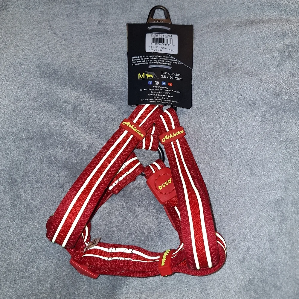DOCO Step-in Dog Harness~Mesh~Solar~Breathable~Tri Glide~Metal Ring~Med